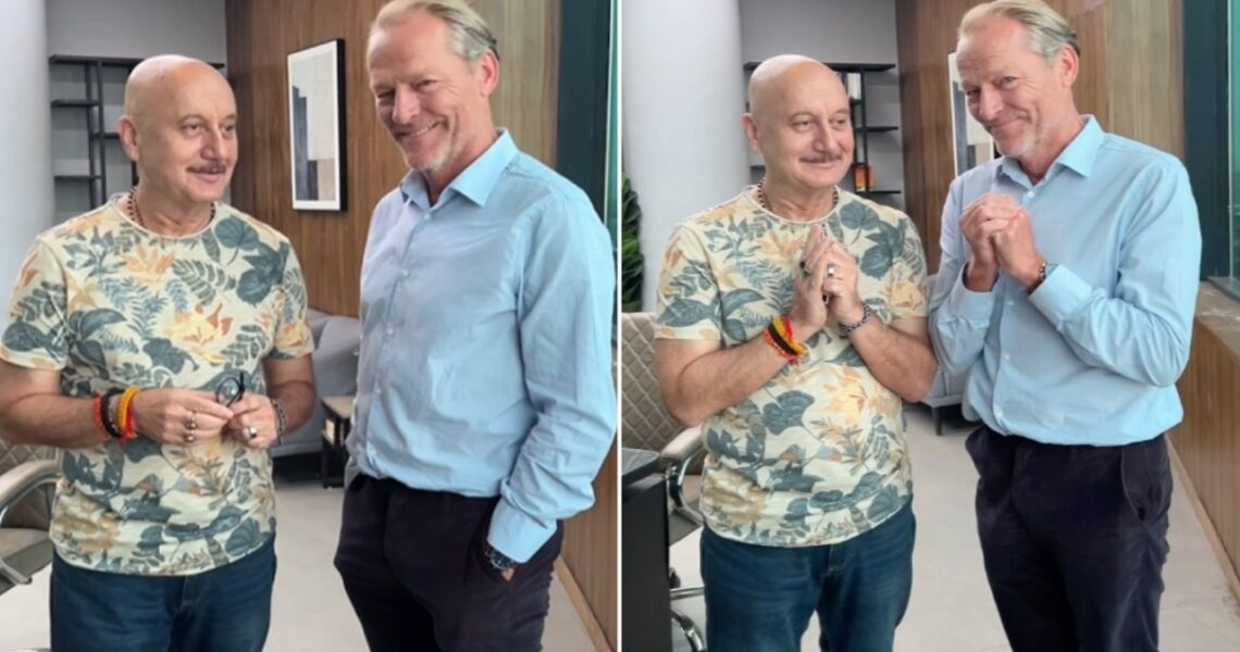 WATCH: Anupam Kher officially announces collaboration with Iain Glen for Tanvi: The Great; Game of Thrones actor calls India ‘beautiful country’