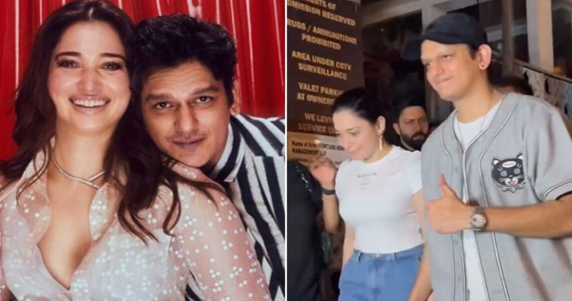 WATCH: Lovebirds Tamannaah Bhatia and Vijay Varma ooze romance as they walk hand-in-hand