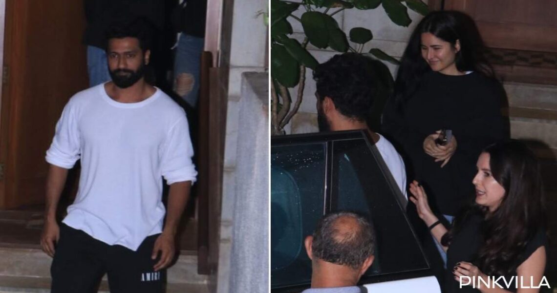 WATCH: Vicky Kaushal and Katrina Kaif are all smiles as they visit Zoya Akhtar’s house; Isabelle joins