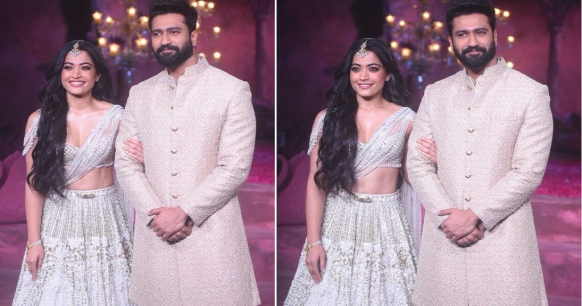 WATCH: Vicky Kaushal and Rashmika Mandanna look like a dream in white as they turn showstoppers at ICW 2024; fans gush over Chhaava duo