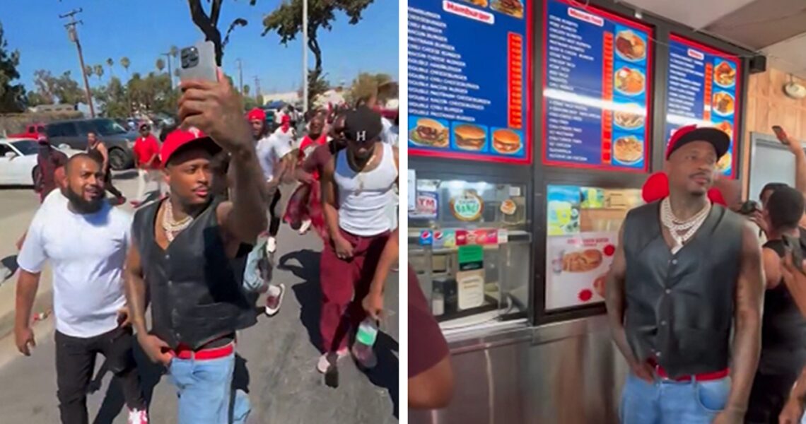 YG Organizes Peace Walk Between Rival Gangs, Takes Them To Burger Shop