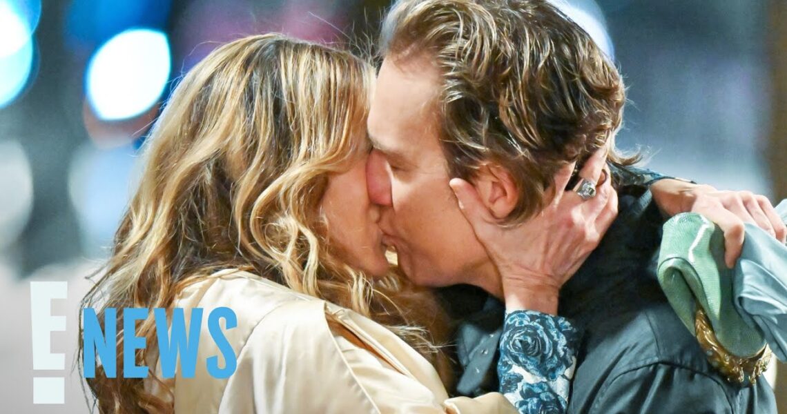 And Just Like That, Carrie & Aidan KISS In Season 2 Sneak Peek | E! News