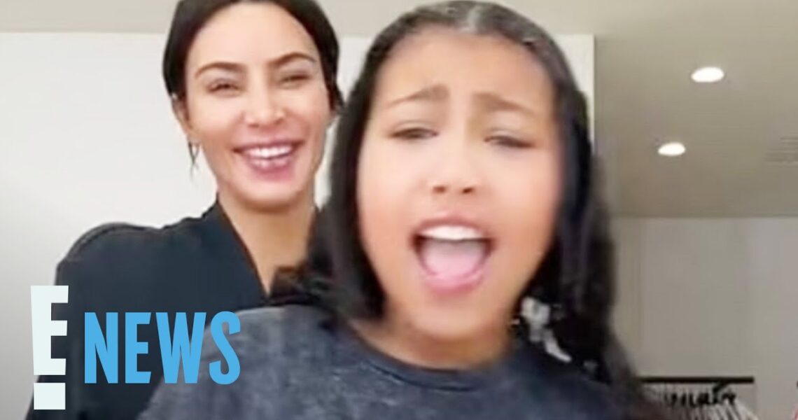 Kim Kardashian Styles North West’s Hair in Adorable TikTok | E! News