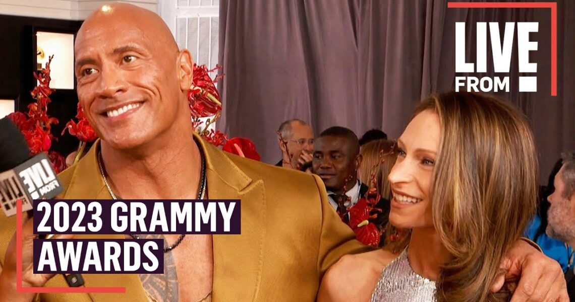 Dwayne Johnson Is STAR-STRUCK by THESE Celebrities at the Grammys | E! News