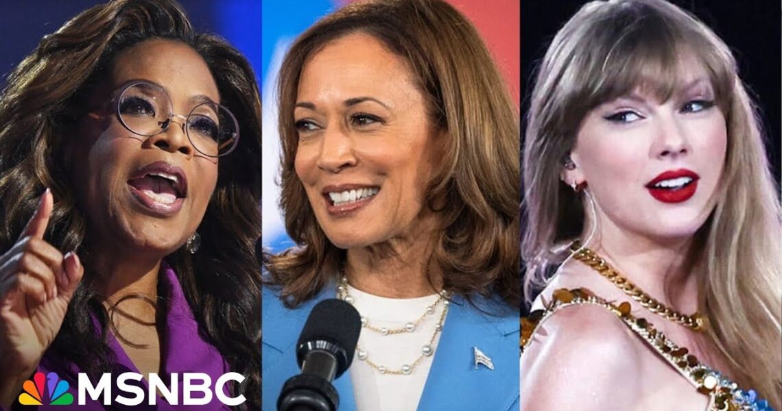 From Oprah to Taylor Swift – Harris campaign sees wave of celebrity support