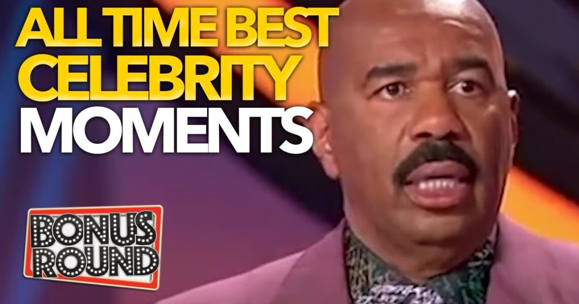 STEVE HARVEY FAMILY FEUD BEST & MOST VIEWED CELEBRITY MOMENTS EVER