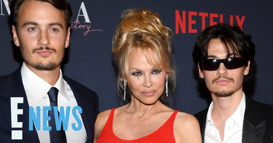 Pamela Anderson Hits Red Carpet with Sons at Documentary Premiere | E! News