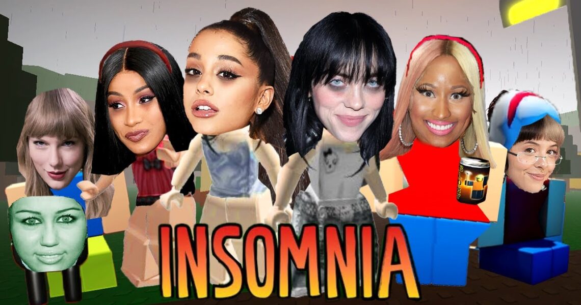 Celebrities Play INSOMNIA (Roblox Horror)