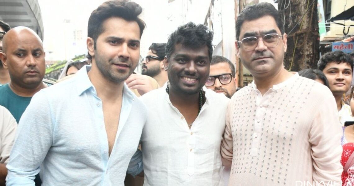 Baby John team Varun Dhawan, Atlee, Murad Khetani visit Lalbaugcha Raja to seek blessings ahead of December release: WATCH