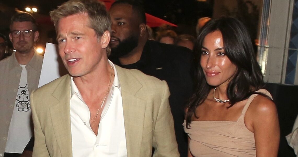 Brad Pitt Hand In Hand With GF Ines De Ramon After ‘Wolfs’ Premiere