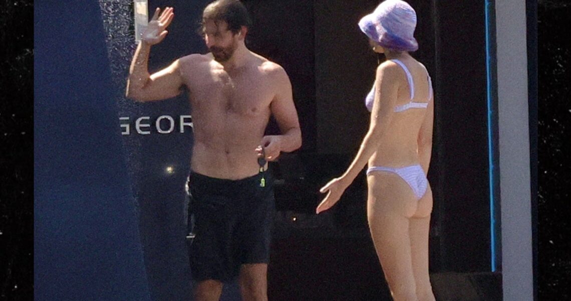 Bradley Cooper and Gigi Hadid Showing Lots of Skin on Yacht in Italy