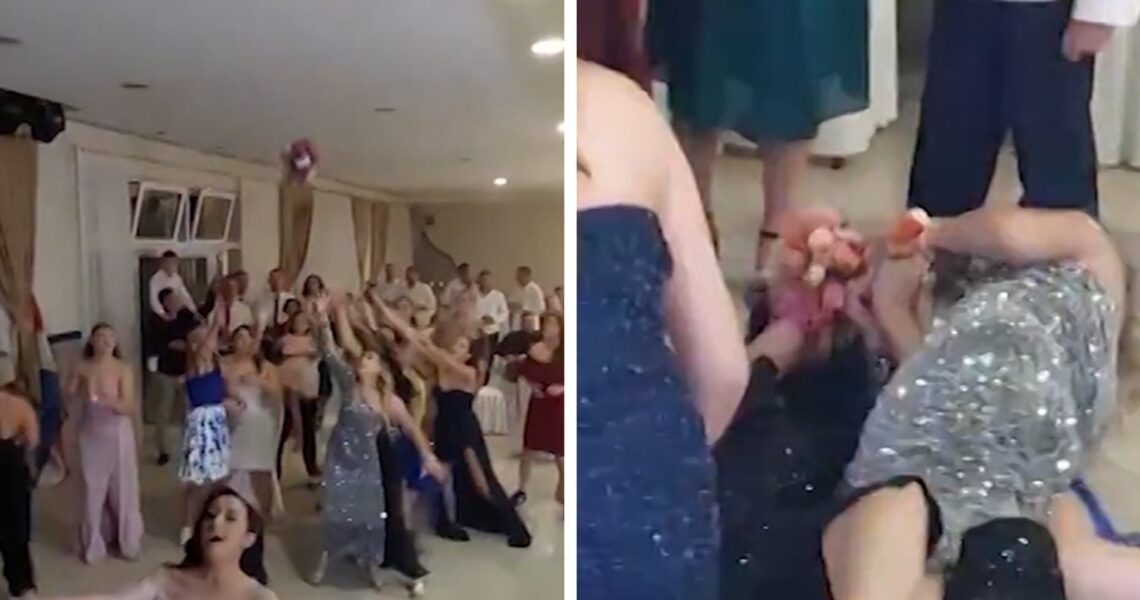 Bride’s Bouquet Toss Sparks Physical Fight Between 3 Women