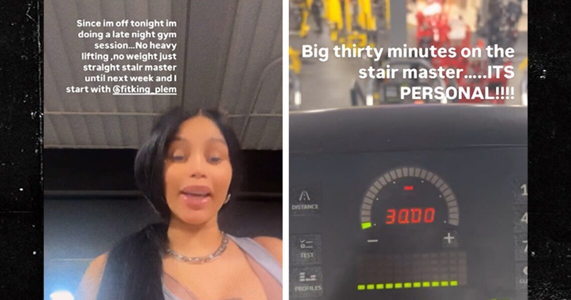 Cardi B Already Hitting Gym 1 Week After Giving Birth, Doctors Weigh in