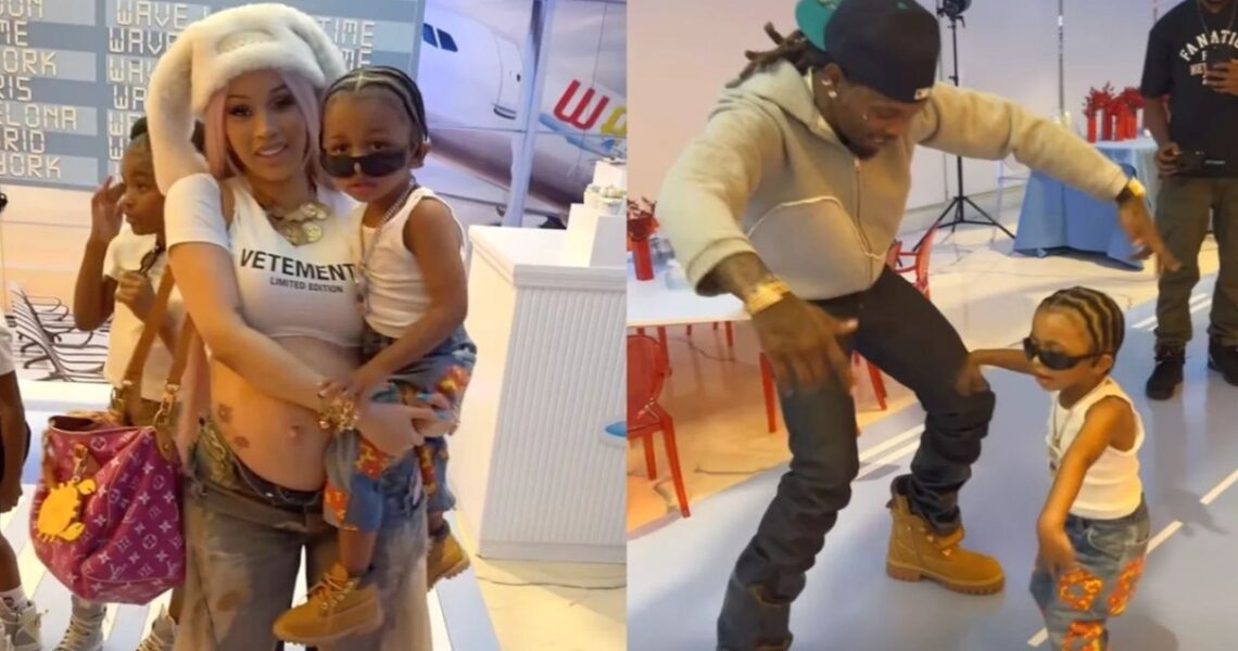 Cardi B And Offset Come Together For Son Wave’s 3rd Birthday Amid Divorce; Inside Grand Airplane-Themed Celebration