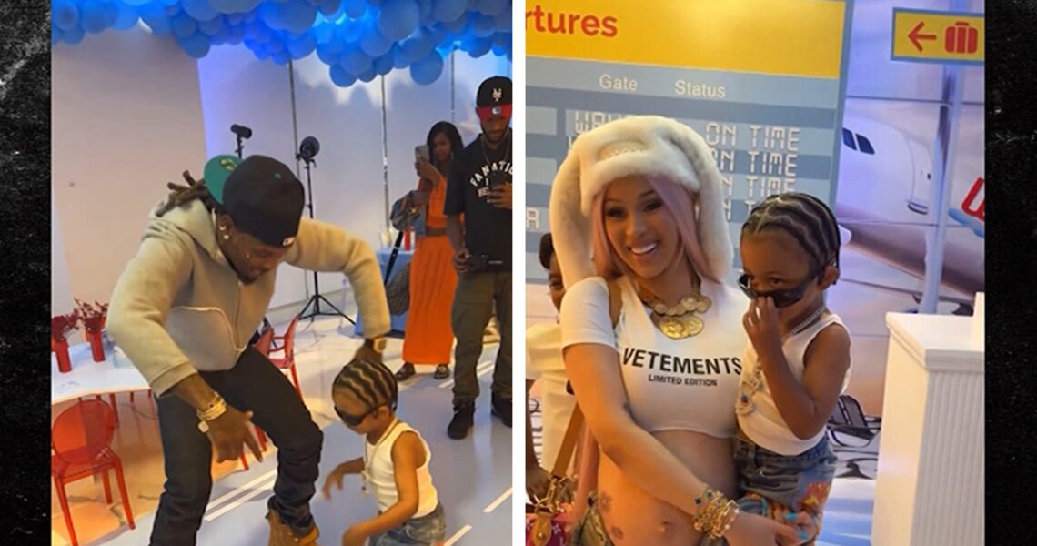 Cardi B and Offset Reunite for Wave’s Birthday Party Amid Divorce