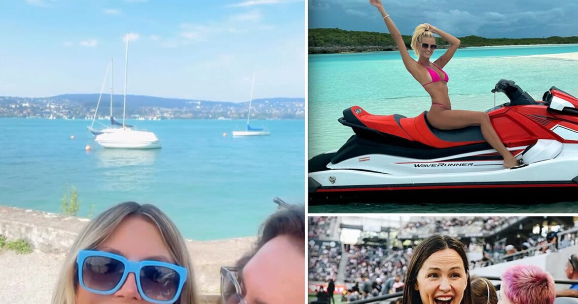 Celebs Soaking In Labor Day