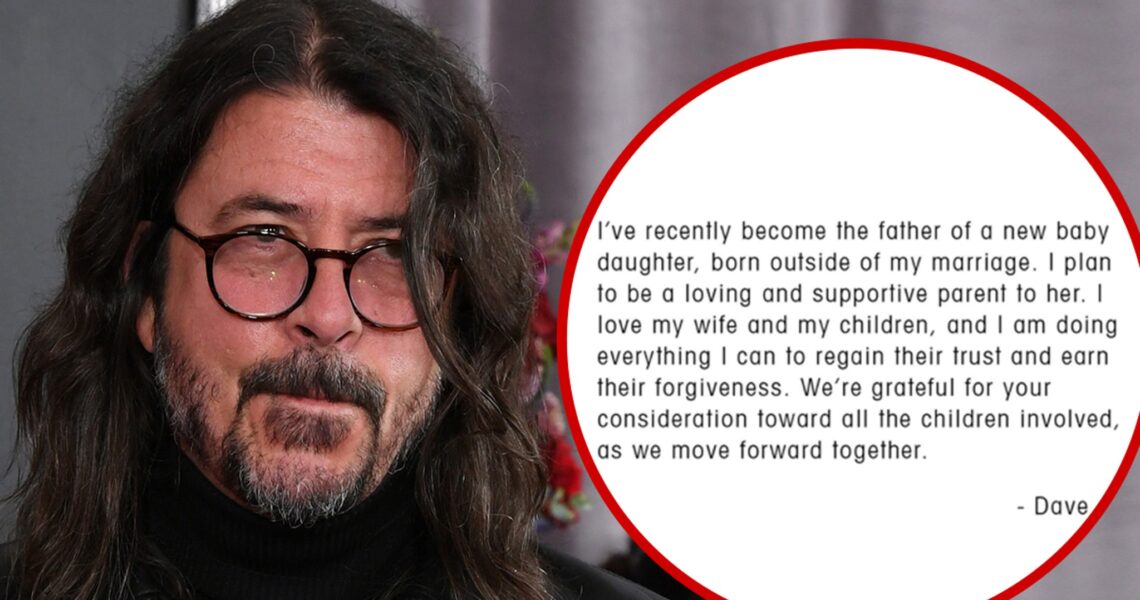 Dave Grohl Announces He’s Fathered Baby Daughter Outside of Marriage