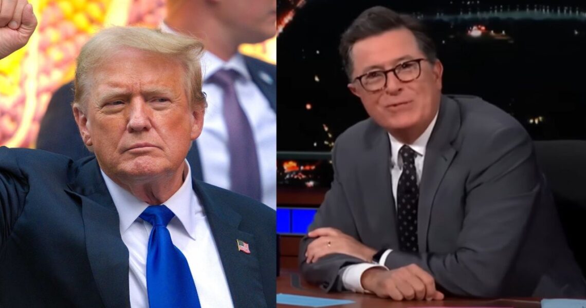 Donald Trump Slams Late Night Talk Show Host Stephen Colbert; Calls Him ‘Total Loser’