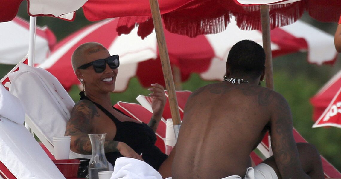 Iman Shumpert, Amber Rose Go On Beach Date, Just Friends