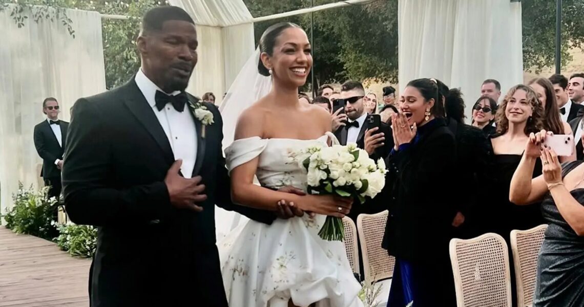 Jamie Foxx Walks Daughter Corinne Down Aisle at Wedding to Joe Hooten