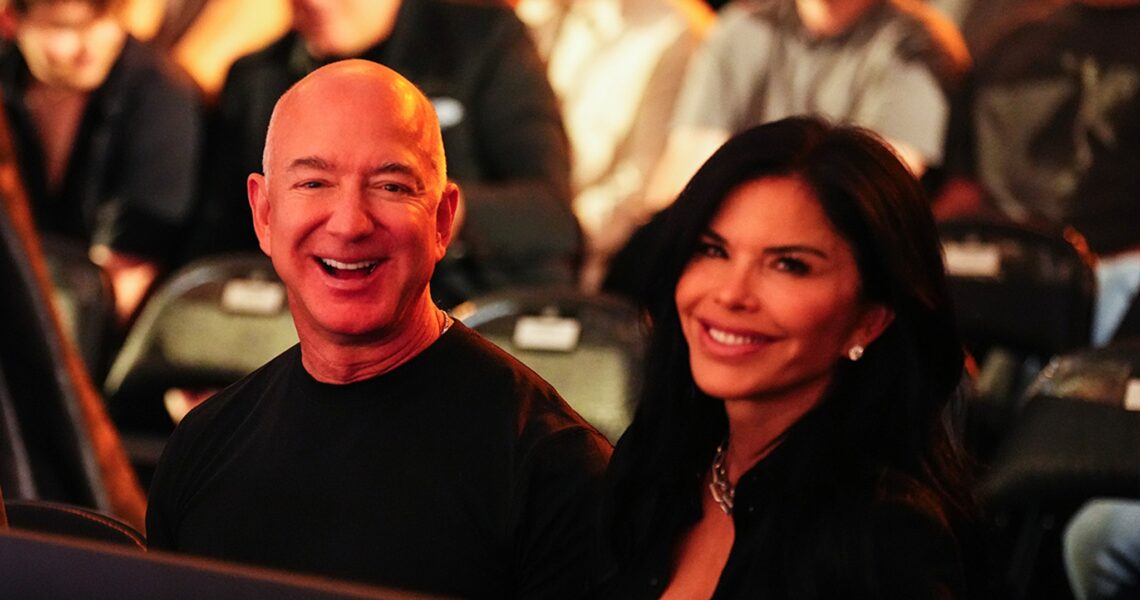 Jeff Bezos, Lauren Sánchez Hit Up UFC 306 At Las Vegas Sphere