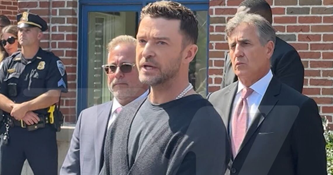 Justin Timberlake Speaks to Media After Pleading Guilty in Driving While Impaired Case