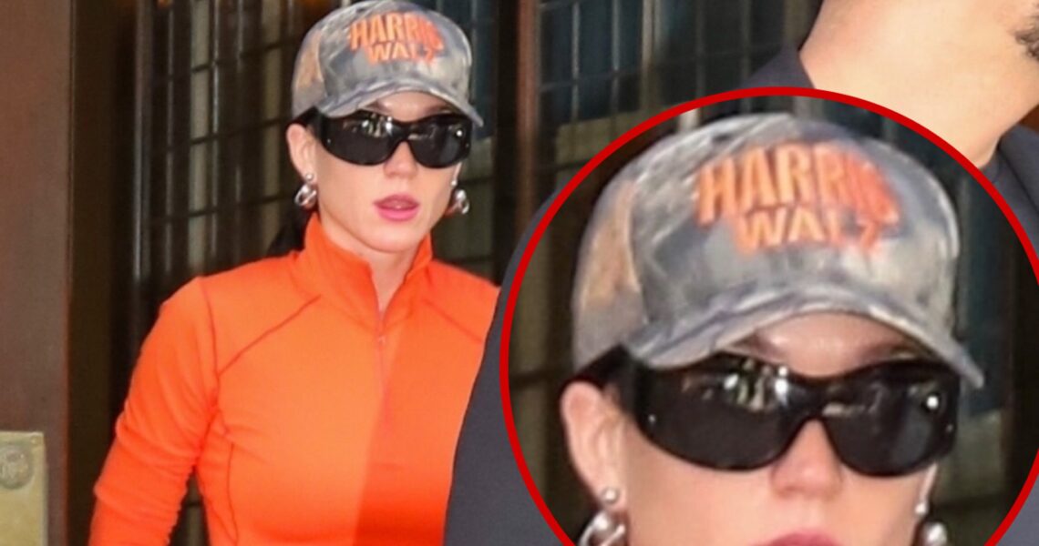 Katy Perry Wears Kamala Harris Merch After Taylor Swift Endorsement