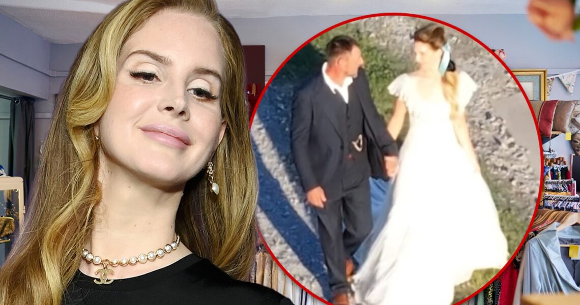 Lana Del Rey Thrifted Wedding Dress Months Before Marrying Jeremy Dufrene