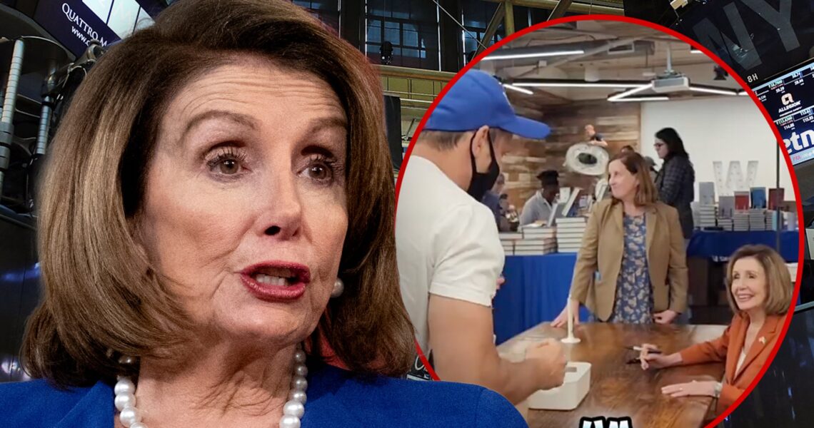 Nancy Pelosi Heckled At Book Signing By Comedian Over Stock Trading