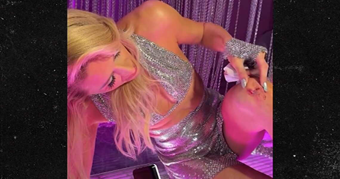 Paris Hilton Injures Knee on Music Video Set After Recent Trailer Fire