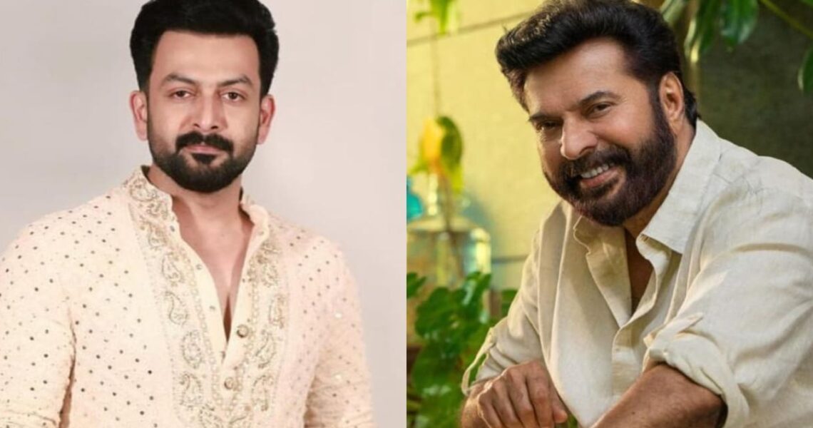 Prithviraj Sukumaran extends heartfelt wishes to superstar Mammootty as he turns 73