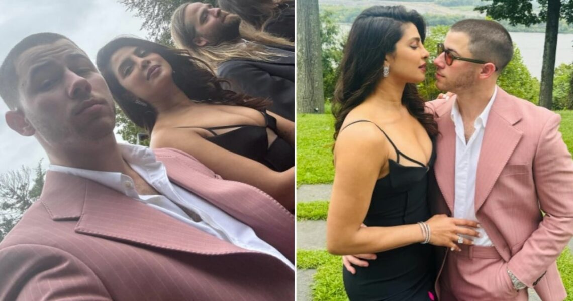 Priyanka Chopra and Nick Jonas set internet on fire with their chemistry as they attend family wedding; Joe, Franklin and Denise Jonas join: PICS