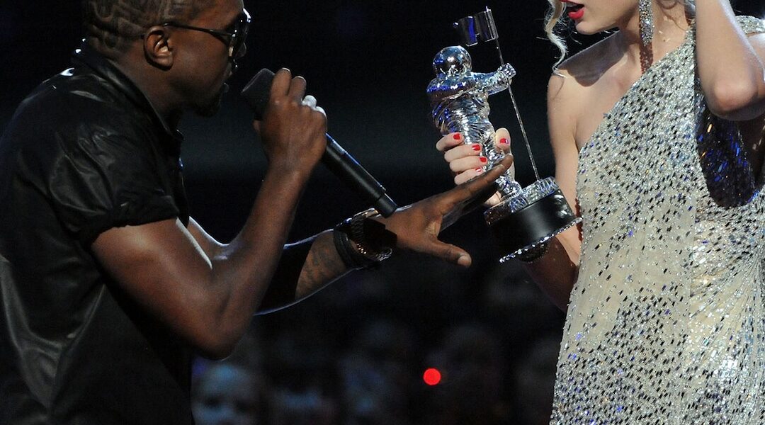 Revisiting Taylor Swift and Kanye West’s MTV VMAs Feud 15 Years Later