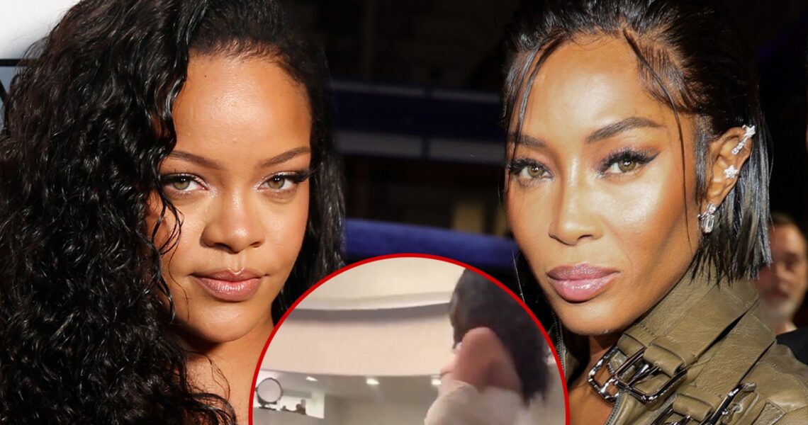 Rihanna Seemingly Ignores Naomi Campbell At New York Fashion Week