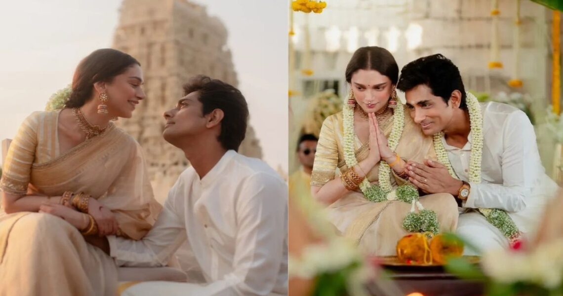 Sonakshi Sinha, Manisha Koirala, Sharmin Segal are all hearts as their Heeramandi co-star Aditi Rao Hydari gets hitched to Siddharth