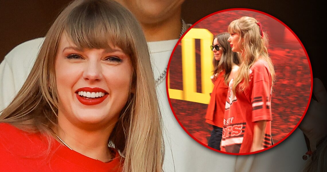 Taylor Swift Arrives at Arrowhead Stadium in Oversized Shirt for Bengals Game