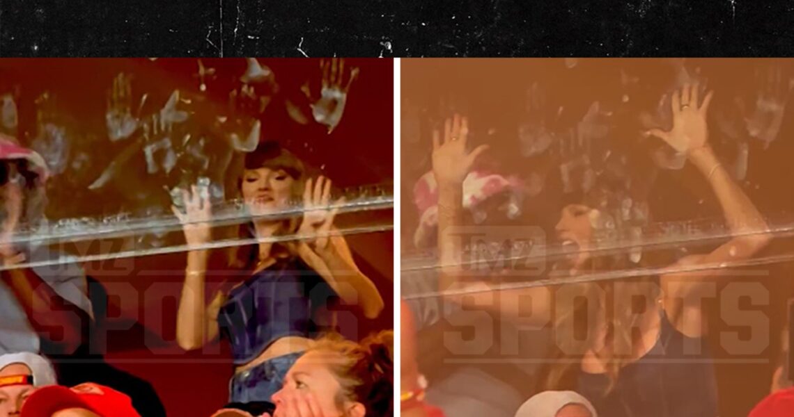 Taylor Swift Dances, Bangs On Glass During Chiefs Game