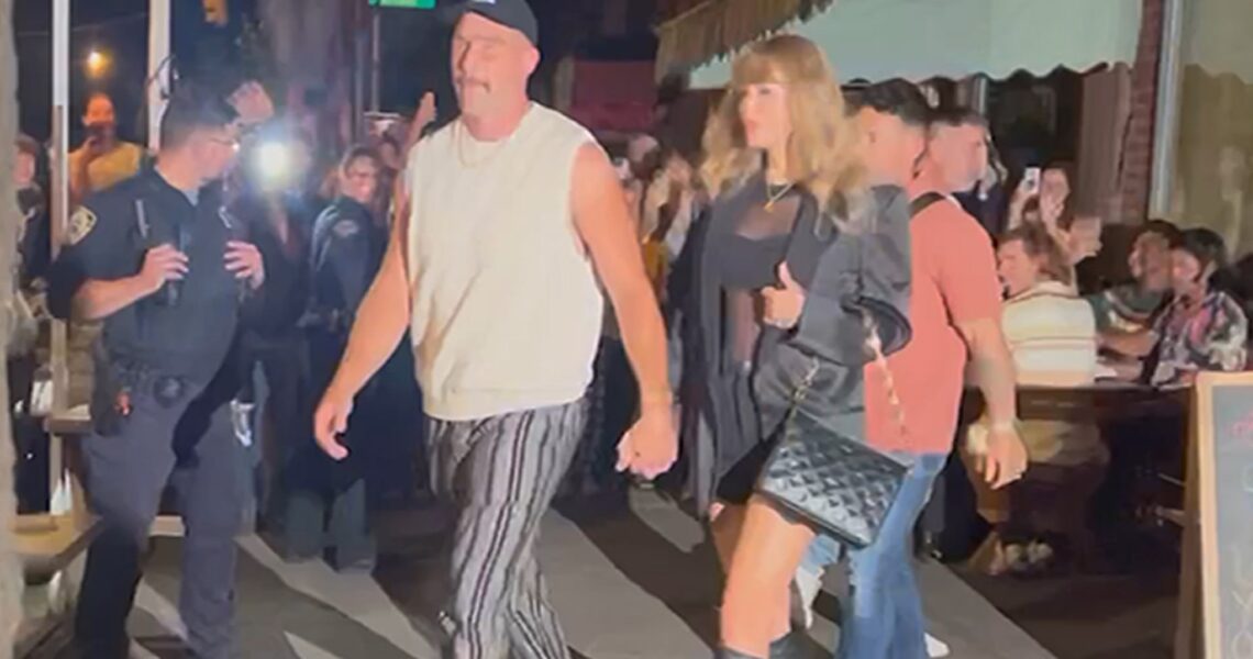 Taylor Swift and Travis Kelce Enjoy Pizza in NYC, Fans Go Wild