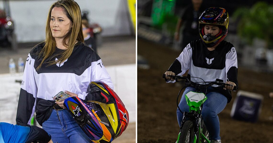 ‘Teen Mom’ Jenelle Evans Takes Her Kids To Motocross Show in Las Vegas