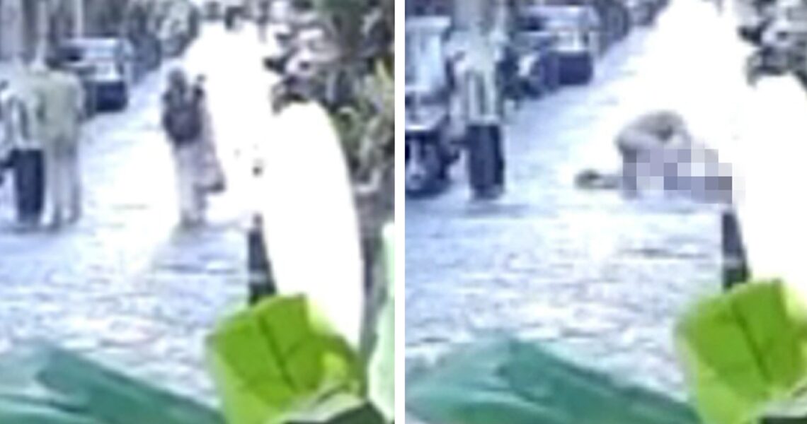 Tourist Killed by Falling Statue in Freak Accident Caught on Video