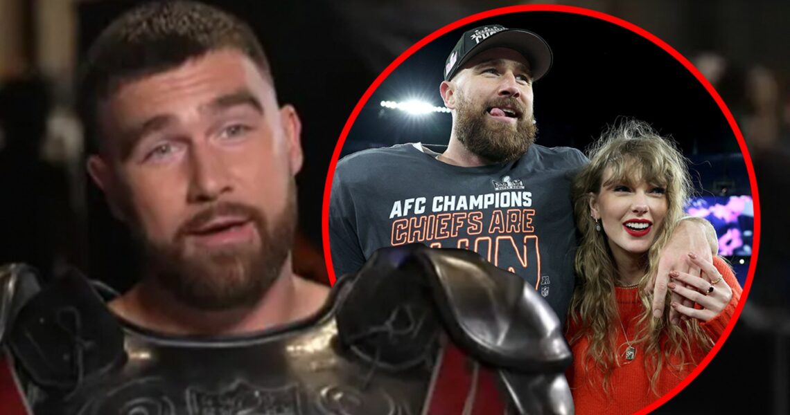 Travis Kelce Jokes He’s Taylor Swift’s ‘Arm Candy’