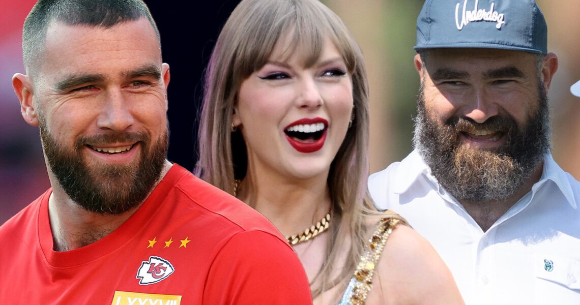 Travis Kelce Says He & Taylor Swift Were ‘Dying Laughing’ At Jason’s ‘MNF’ Shirt