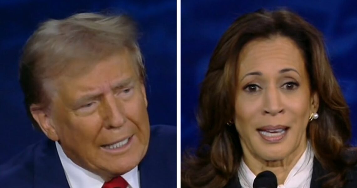 Trump Repeatedly Rips Biden at Debate, Harris Reminds Him He’s Running Against Her