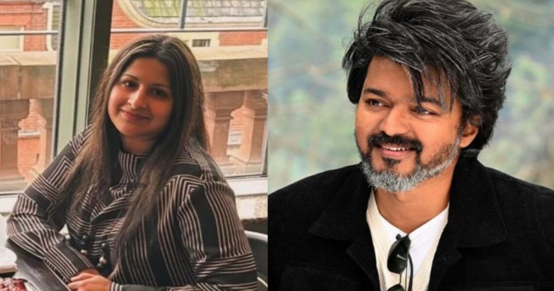 VIRAL PHOTO: Thalapathy Vijay’s wife Sangeetha gets clicked as she enjoys a meal in London