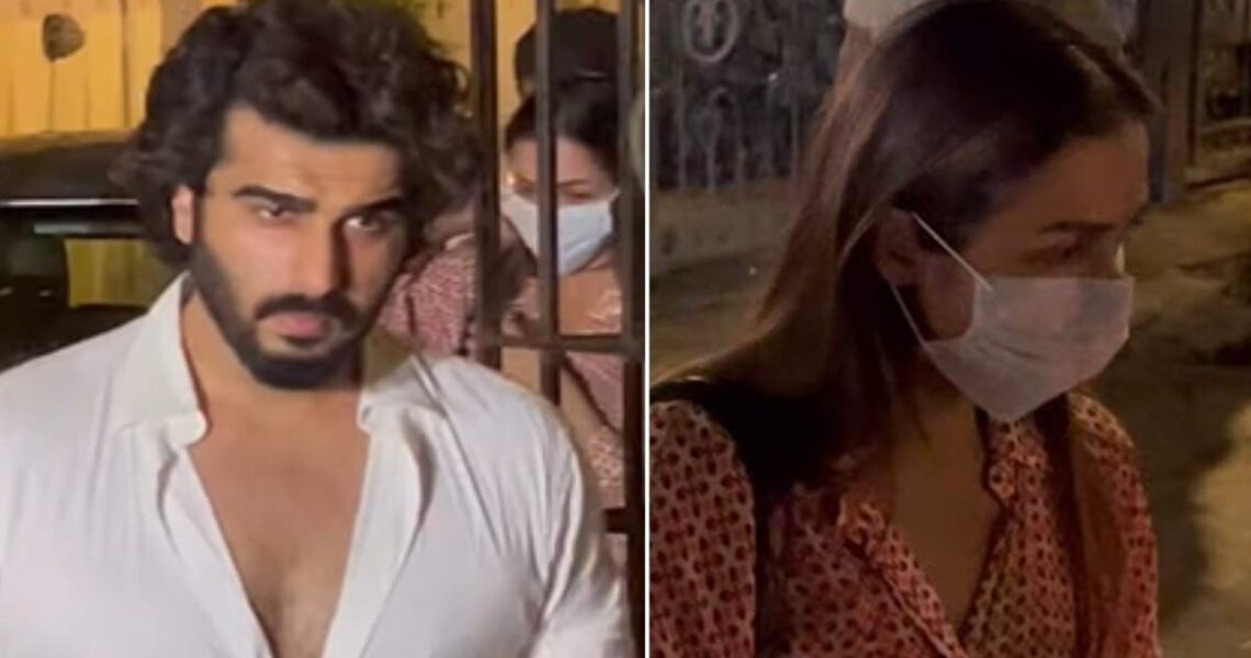 WATCH: Arjun Kapoor helps grieving Malaika Arora reach her car as she exits mother’s house after father’s demise; Kareena Kapoor joins