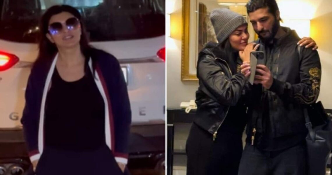 WATCH: Sushmita Sen avoids posing with ex-boyfriend Rohman Shawl; tells paps ‘Thoda jaldi mein hoon’