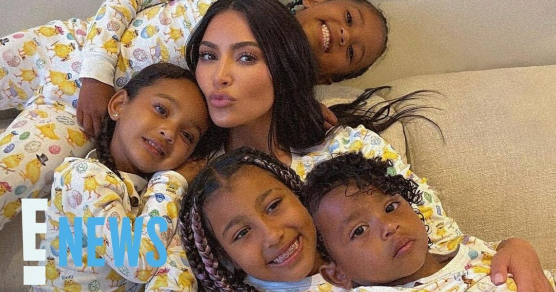 North West & Siblings Share Adorable Milkshake TikTok Tutorial | E! News