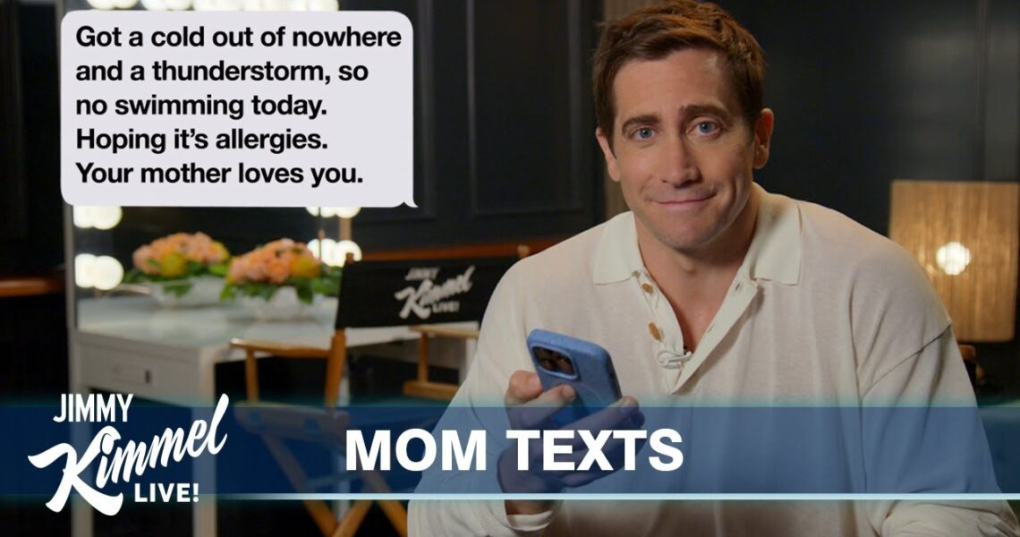 Celebrities Read Texts from Their Moms #5