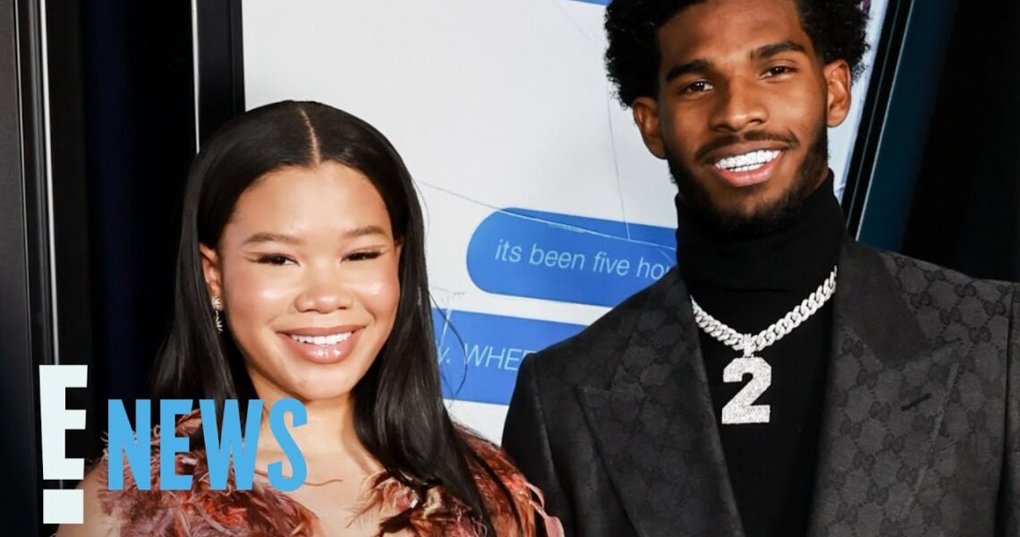 Storm Reid Goes Red Carpet Official With Deion Sanders’ Son Shedeur | E! News