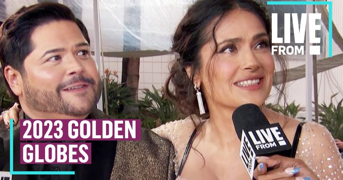 Salma Hayek Says “Get Ready” for Magic Mike at Golden Globes | E! News